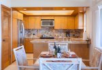 The kitchen is FULLY stocked with everything you need to serve and prepare any meal